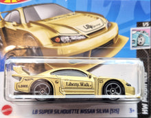 Load image into Gallery viewer, Hot Wheels 2023 LB Super Silhouette Nissan Silvia (S15) Matte Gold #17 HW Modified 1/5 New