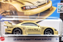 Load image into Gallery viewer, Hot Wheels 2023 LB Super Silhouette Nissan Silvia (S15) Matte Gold #17 HW Modified 1/5 New