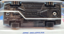 Load image into Gallery viewer, Hot Wheels 2023 DMC Delorean Pale Blue #101 HW: The '80s 8/10 New Long Card