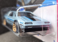 Load image into Gallery viewer, Hot Wheels 2023 DMC Delorean Pale Blue #101 HW: The '80s 8/10 New