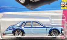 Load image into Gallery viewer, Hot Wheels 2023 '82 Cadillac Seville Dark Blue #75 HW: The '80s 7/10 New Long Card