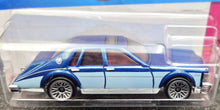 Load image into Gallery viewer, Hot Wheels 2023 '82 Cadillac Seville Dark Blue #75 HW: The '80s 7/10 New Long Card