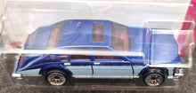 Load image into Gallery viewer, Hot Wheels 2023 '82 Cadillac Seville Dark Blue #75 HW: The '80s 7/10 New Long Card
