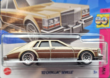 Load image into Gallery viewer, Hot Wheels 2023 '82 Cadillac Seville Gold #75 HW: The '80s 7/10 New