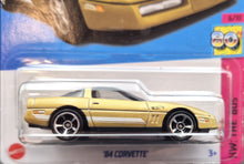 Load image into Gallery viewer, Hot Wheels 2023 '84 Corvette Gold #74 HW: The '80s 6/10 New Long Card