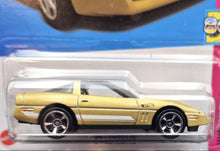 Load image into Gallery viewer, Hot Wheels 2023 '84 Corvette Gold #74 HW: The '80s 6/10 New Long Card