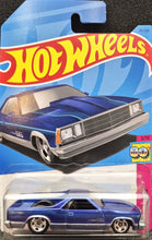 Load image into Gallery viewer, Hot Wheels 2023 '80 El Camino Navy Blue #26 HW: The '80s 3/10 New Long Card