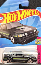 Load image into Gallery viewer, Hot Wheels 2023 '84 Mustang SVO Black #25 HW The '80s 2/10 New Long Card