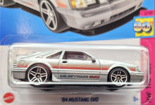 Load image into Gallery viewer, Hot Wheels 2023 '84 Mustang SVO Silver #25 HW The '80s 2/10 New Long Card
