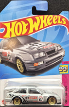 Load image into Gallery viewer, Hot Wheels Hot Wheels 2023 '87 Ford Sierra Cosworth Silver #2 HW: The 80s 1/10 New Long Card