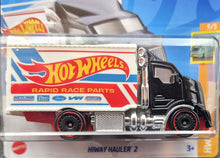 Load image into Gallery viewer, Hot Wheels 2023 Hiway Hauler 2 Black #130 HW Haulers 5/5 New