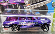 Load image into Gallery viewer, Hot Wheels 2023 '64 Nova Wagon Gasser Purple #145 HW Gassers 2/5 New