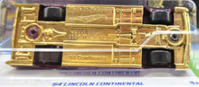 Load image into Gallery viewer, Hot Wheels 2023 '64 Lincoln Continental Magenta #246 HW Slammed 5/5 New Long Card