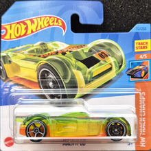 Load image into Gallery viewer, Hot Wheels 2023 Mach It Go Clear Green #112 HW Track Champs 4/5 New