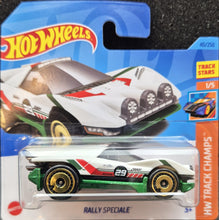 Load image into Gallery viewer, Hot Wheels 2023 Rally Speciale White #40 HW Track Champs 1/5 New
