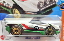 Load image into Gallery viewer, Hot Wheels 2023 Rally Speciale White #40 HW Track Champs 1/5 New
