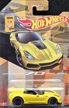 Load image into Gallery viewer, Hot Wheels 2023 '19 Corvette ZR1 Convertible Yellow Corvette 70 Series 7/8 New Long Card