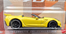 Load image into Gallery viewer, Hot Wheels 2023 '19 Corvette ZR1 Convertible Yellow Corvette 70 Series 7/8 New Long Card