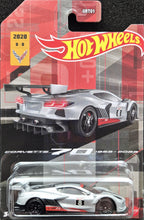 Load image into Gallery viewer, Hot Wheels 2023 Corvette C8.R Silver Corvette 70 Series 8/8 New Long Card