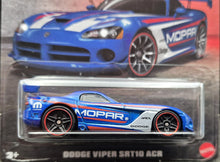Load image into Gallery viewer, Hot Wheels 2023 Dodge Viper SRT10 ACR Blue Mopar Series 5/5 New Long Card