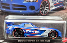 Load image into Gallery viewer, Hot Wheels 2023 Dodge Viper SRT10 ACR Blue Mopar Series 5/5 New Long Card