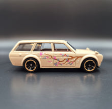 Load image into Gallery viewer, Hot Wheels 2021 '71 Datsun Bluebird 510 Wagon Beige Nightburnerz 5 Pack Loose