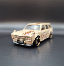 Load image into Gallery viewer, Hot Wheels 2021 '71 Datsun Bluebird 510 Wagon Beige Nightburnerz 5 Pack Loose