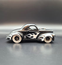 Load image into Gallery viewer, Hot Wheels 2021 Custom '41 Willys Coupe Satin Black HW Flames 5 Pack Exclusive