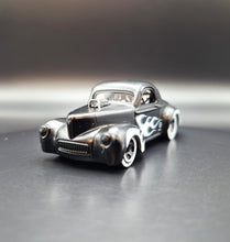 Load image into Gallery viewer, Hot Wheels 2021 Custom '41 Willys Coupe Satin Black HW Flames 5 Pack Exclusive