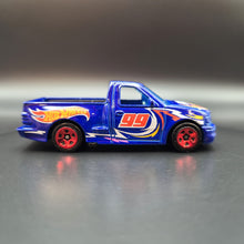 Load image into Gallery viewer, Hot Wheels 2022 '99 F-150 SVT Lightning Race Team Blue HW Race Team 5 Pack Loose