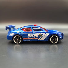 Load image into Gallery viewer, Hot Wheels 2016 Dodge Charger Drift Blue Police Pursuit 5-Pack Loose