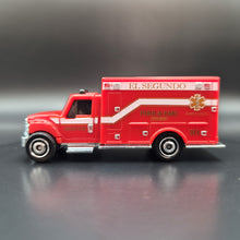 Load image into Gallery viewer, Hot Wheels 2022 International Workstar Ambulance Red MBX Service 5 Pack Exclusive
