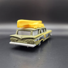 Load image into Gallery viewer, Matchbox 2022 1959 Chevy Wagon Matte Green City Adventure III 5 Pack Exclusive