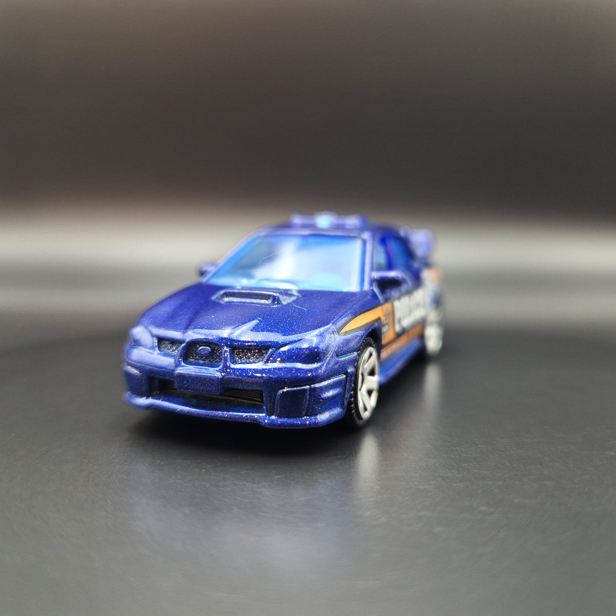 Matchbox 2022 2007 Subaru Impreza WRX Police Blue MBX Japan