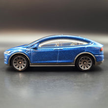 Load image into Gallery viewer, Matchbox 2023 Tesla Model X Blue MBX Electric Drivers II 5 Pack Loose