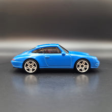 Load image into Gallery viewer, Hot Wheels 2019 '96 Porsche Carrera Light Blue #155 Nightburnerz 4/10
