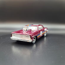 Load image into Gallery viewer, Hot Wheels 2019 '64 Chevy Chevelle SS Maroon #62 Speed Blur 10/10