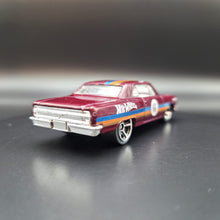 Load image into Gallery viewer, Hot Wheels 2019 '64 Chevy Chevelle SS Maroon #62 Speed Blur 10/10
