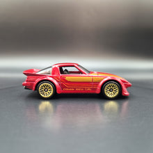 Load image into Gallery viewer, Hot Wheels 2022 Mazda RX-7 Dark Red #97 HW J-Imports 1/10