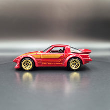 Load image into Gallery viewer, Hot Wheels 2022 Mazda RX-7 Dark Red #97 HW J-Imports 1/10