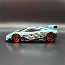Load image into Gallery viewer, Hot Wheels 2022 McLaren F1 GTR Light Blue #57 Retro Racers 3/10