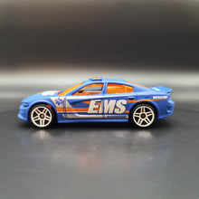 Load image into Gallery viewer, Hot Wheels 2022 '15 Dodge Charger SRT Matte Blue #228 HW Rescue 7/10