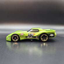 Load image into Gallery viewer, Hot Wheels 2022 '76 Greenwood Corvette Green #21 HW Contoured 1/5