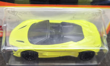 Load image into Gallery viewer, Matchbox 2022 McLaren 720S Spider Lime MBX Showroom #3 New Long Card