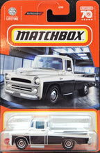 Load image into Gallery viewer, Matchbox 2023 1957 Dodge Sweptside Pickup White/Black MBX Showroom #14 New Long Card