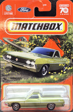 Load image into Gallery viewer, Matchbox 2023 1970 Ford Ranchero Green #17 MBX Highway New Long Card
