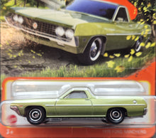 Load image into Gallery viewer, Matchbox 2023 1970 Ford Ranchero Green #17 MBX Highway New Long Card