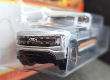 Load image into Gallery viewer, Matchbox 2023 Ford F-150 Lightning Silver #20 MBX 70 Years Special Edition New Long Card