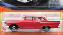 Load image into Gallery viewer, Matchbox 2023 1957 Ford Custom 300 Red #21 MBX Showroom New Long Card