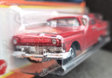 Load image into Gallery viewer, Matchbox 2023 1957 Ford Custom 300 Red #21 MBX Showroom New Long Card